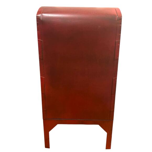 Letters For Santa Mailbox Christmas Holiday Red Metal Snow Decor 21” x 10.5” x 8 - Picture 5 of 10